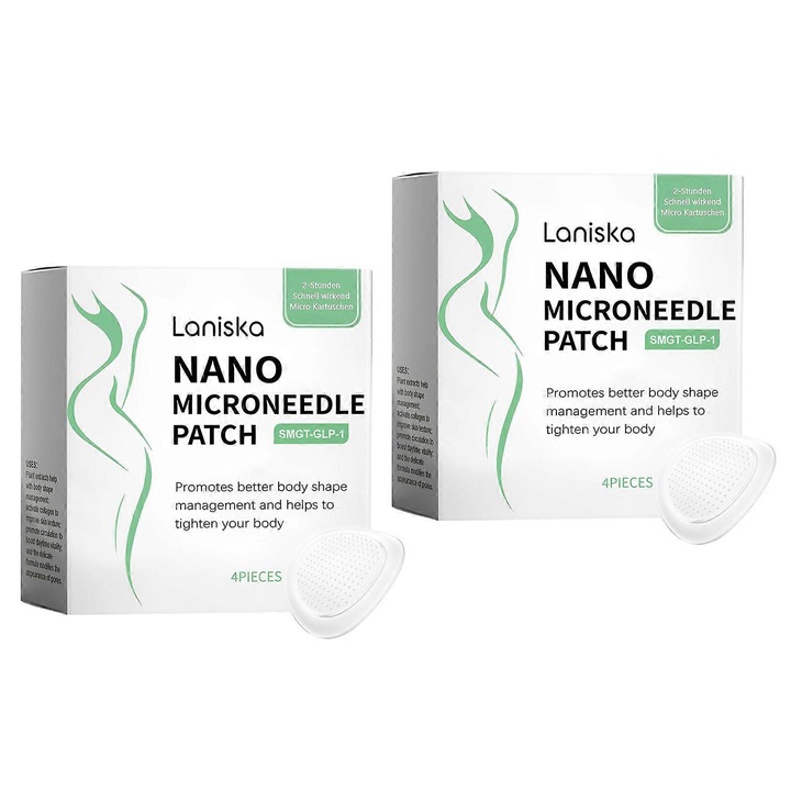 Set plasturi cu Microace, Laniska, Design Confortabil, set 2 cutii