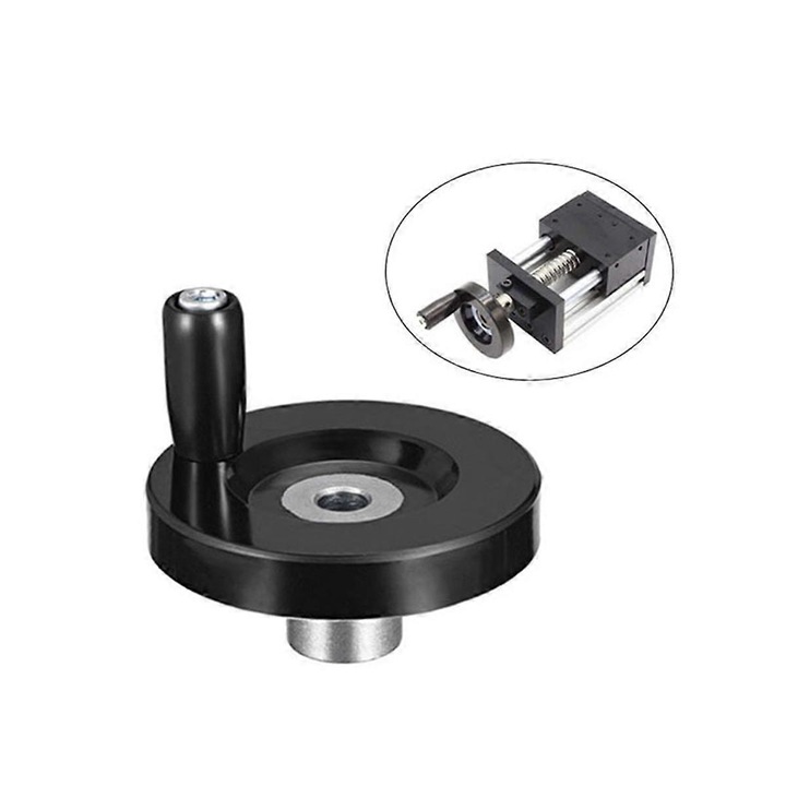 Maner rotativ pentru masinile de frezat, 63mm diametru, 8mm orificiu, negru