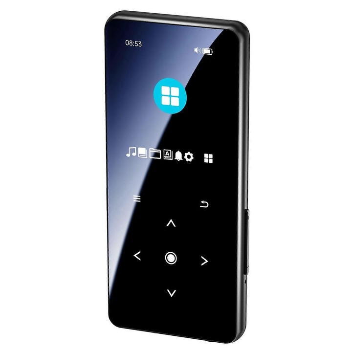 MP4 lejátszó A20, 2,0 hüvelykes, Bluetooth, fém, 450mA, 128G kártya támogatása