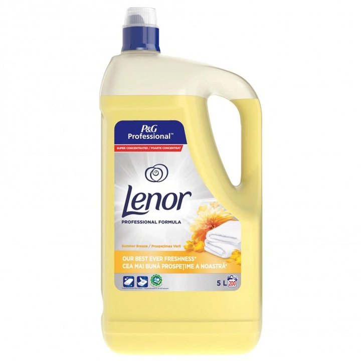 Balsam de rufe Lenor Summer Breeze, 5 L, 200 spalari
