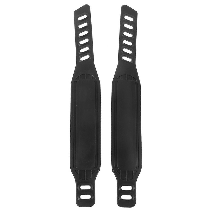 Каишки за педали на велосипед, регулируеми, черни, комплект от 1 чифт, 31x3.5x0.1см