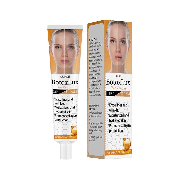 Méhméreg arckrém ránctalanító, 3 darab, hidratáló, minden bőrtípusra