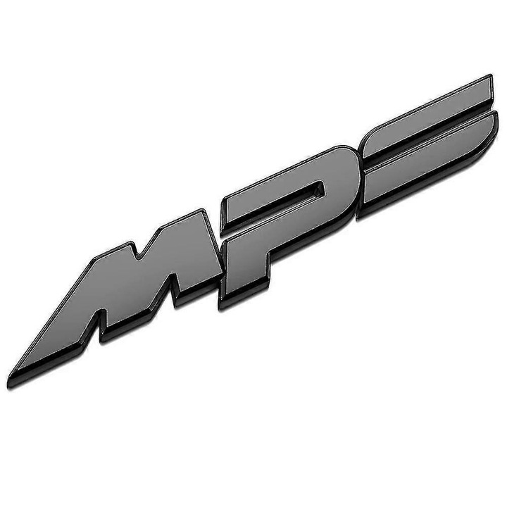 Стикер емблема за кола, черен и сребрист, 30гр, за Mazda MPS 3 6 Axela RX-8 MX-3 MX-5 CX-8 CX-9