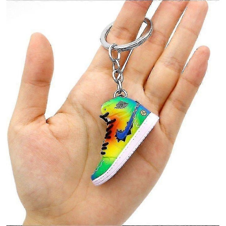 Kulcstartó 3D sneaker, szett, 5cm, többszínű