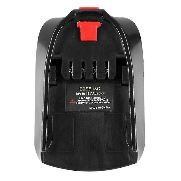 Adaptor baterie BOSB18C, 10x7x38cm, negru