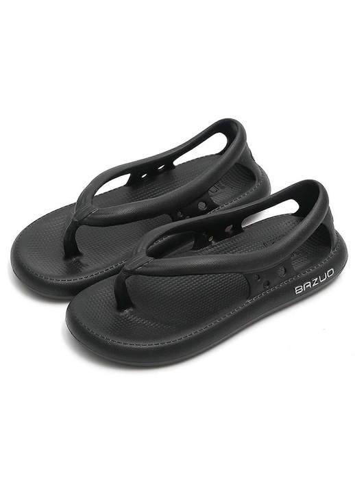 Slapi unisex, confortabili, antiderapanti, EVA, negru