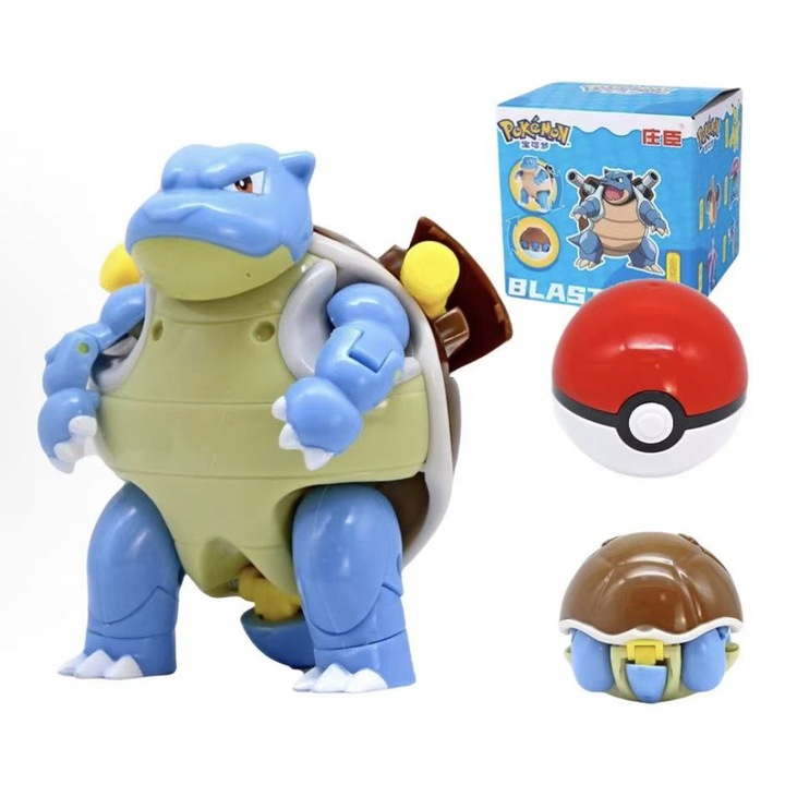 Pokemon Jucarie transformabila Blastoise, Multicolor