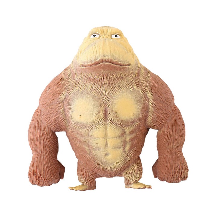 Антистрес играчка, еластична горила, 12x12см, 15x12см, 23x22см, многоцветна, комплект интерактивни играчки за деца и възрастни