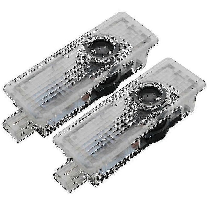 Set 2 Proiectoare LED pentru Usi Auto, iluminare cu logo BMW, 12V-24V, ABS