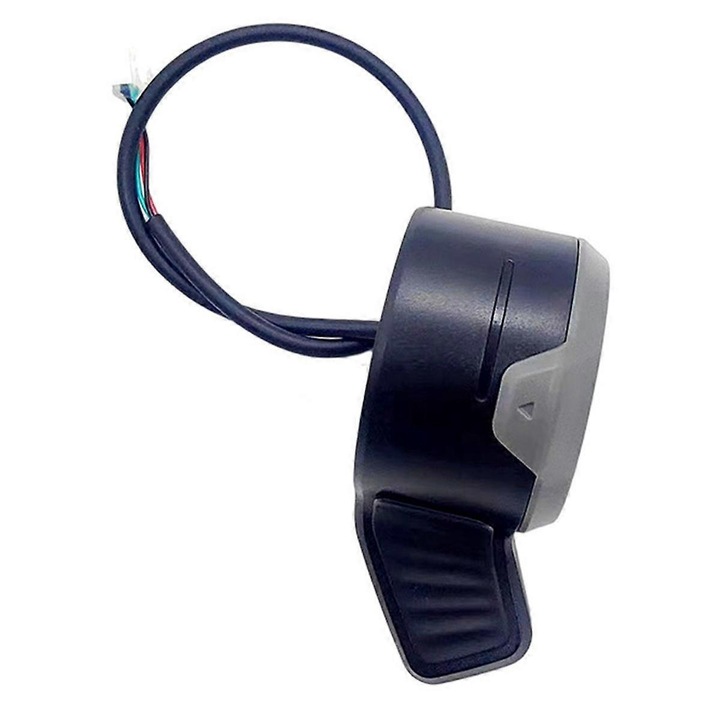 Бутон за газ за електрически тротинетки, 12V, черен, от пластмаса