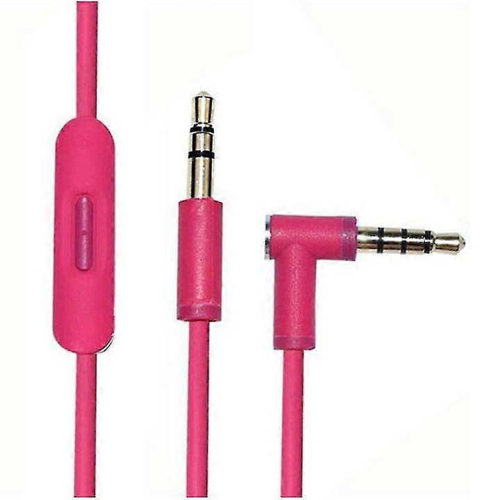 Fejhallgató cserekábel, rózsaszín, 3.5mm