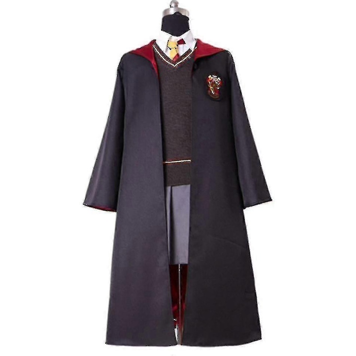 Costum Cosplay Hermione Granger Gryffindor, XS, pentru copii