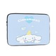 Geanta laptop Sanrio Cinnamoroll 10-17 inch, protectie soc, slim, neagra