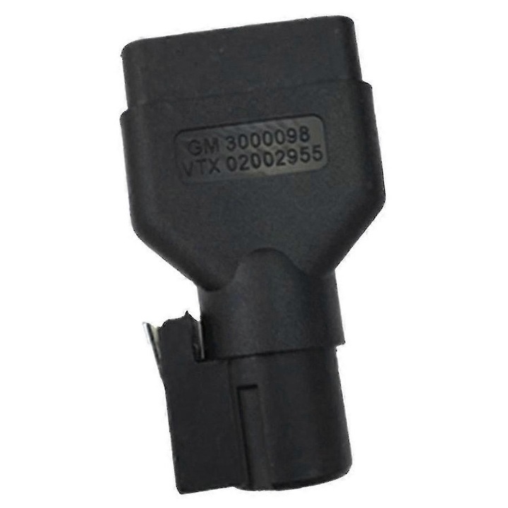 OBD-II adapter Tech 2 szkennerhez, 16 tűs, fekete, 1 darabos készlet.