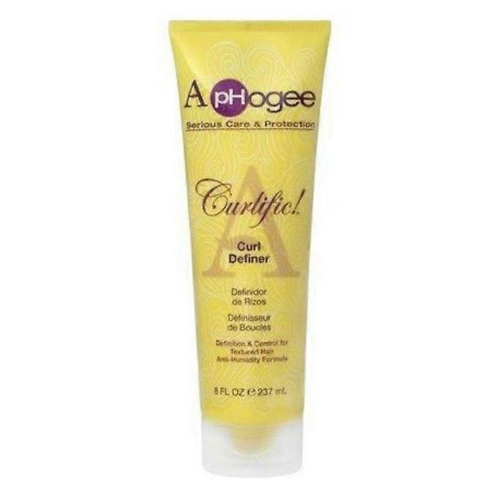 Fixativ si spuma de par Curlific, Aphogee, 237ml, definire si control pentru parul cret, moale si stralucitor