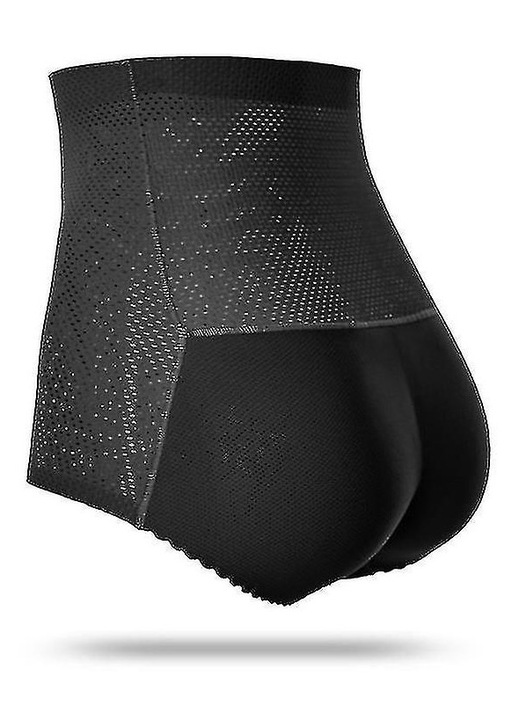 Chiloti modelatori, negru, push-up, pentru ridicarea fundului, lenjerie intima, S INTL