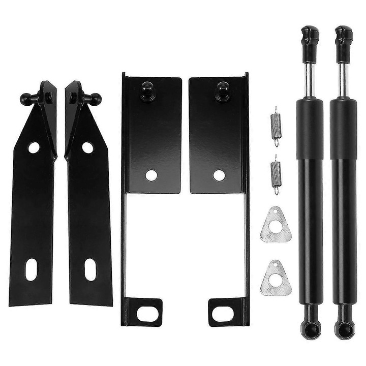 Amortizoare pentru haion, set 2 bucati, metal, negru, pentru Navara NP300 D23 2014-2019