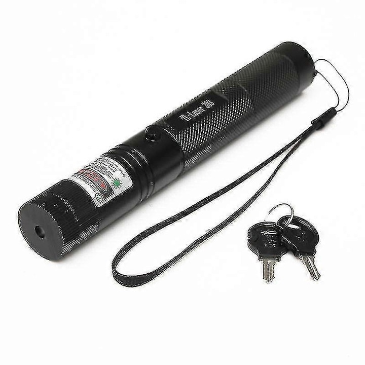 Laser verde 532nm 5mw, accesorii sporturi de precizie, set cu palarie si cheie de siguranta, negru