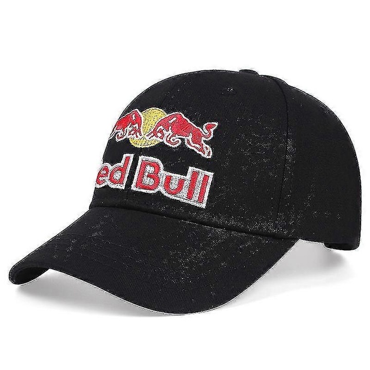 Sapca barbati Red Bull Racing, neagra, 55-60 cm, material bumbac, broderie