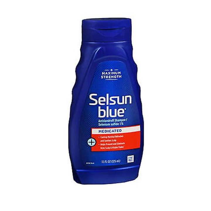 Sampon pentru matreata Selsun, set de 2 buc, 11 oz, cu mentol, actiune maxima