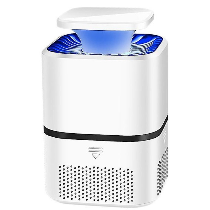 Lampa anti tantari alba, USB, design minimalist, 10m², fara baterie