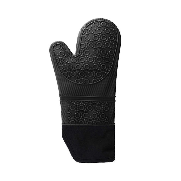 Szilikon konyhai kesztyű, CF-51, vízálló, 38x18.5cm, többszínű, 1 pár