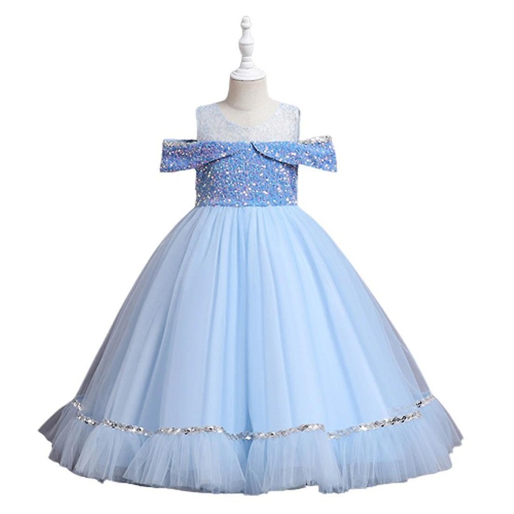 Costum de bal pentru copii, 120, albastru, set 1 piesa