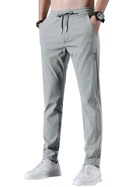 Pantaloni barbati, Poliester, Verde