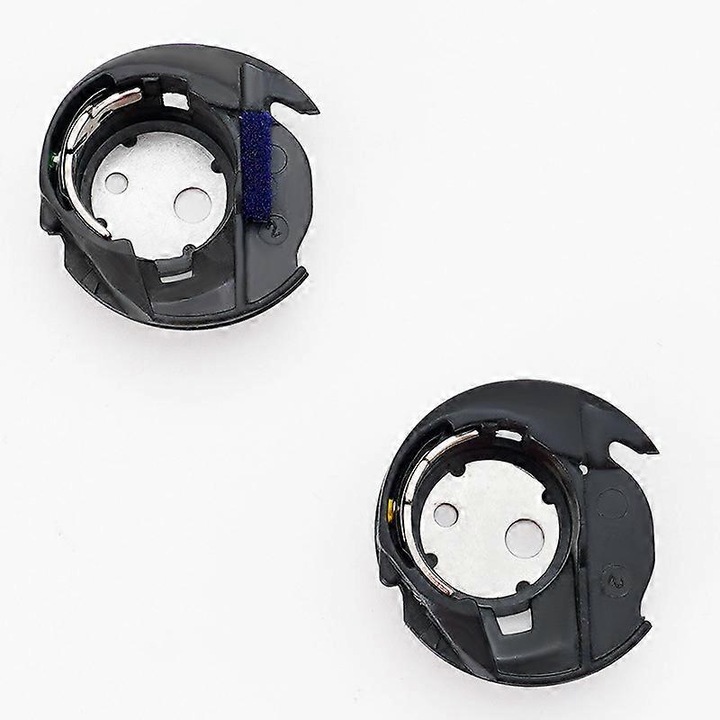 Set 2 bucati carcasa bobina pentru masini de cusut Bro-ther, dimensiuni compacte, usor de transportat