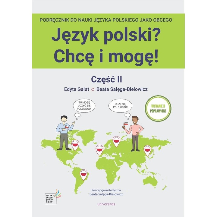Curs de limba poloneza, Universitas, Jezyk polski - chce i moge! A1, 15 unitati, 2 parti