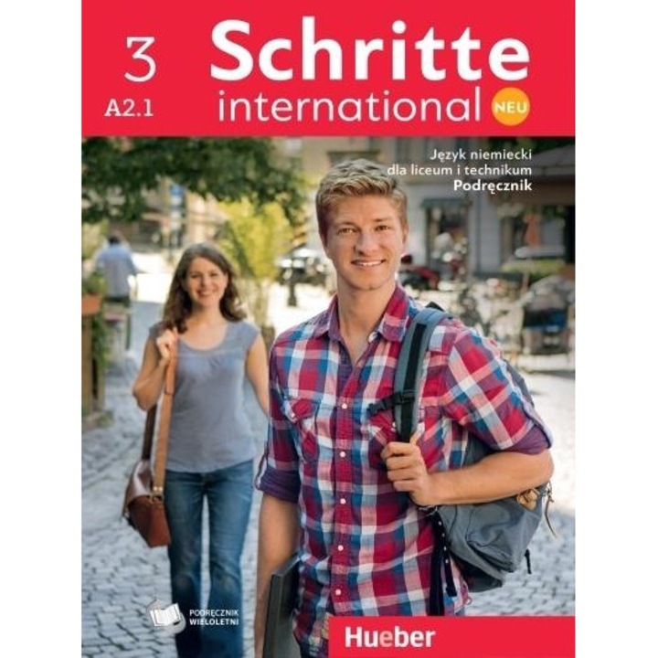Schritte International Neu 3 A2.1, Hueber, manual, 24 luni acces digital, materiale multimedia