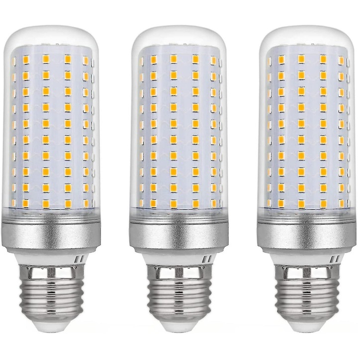 Bec LED E27 30W, 3000K, 360° unghi, 40x125mm, economisire energie, durata de viata 30.000 ore