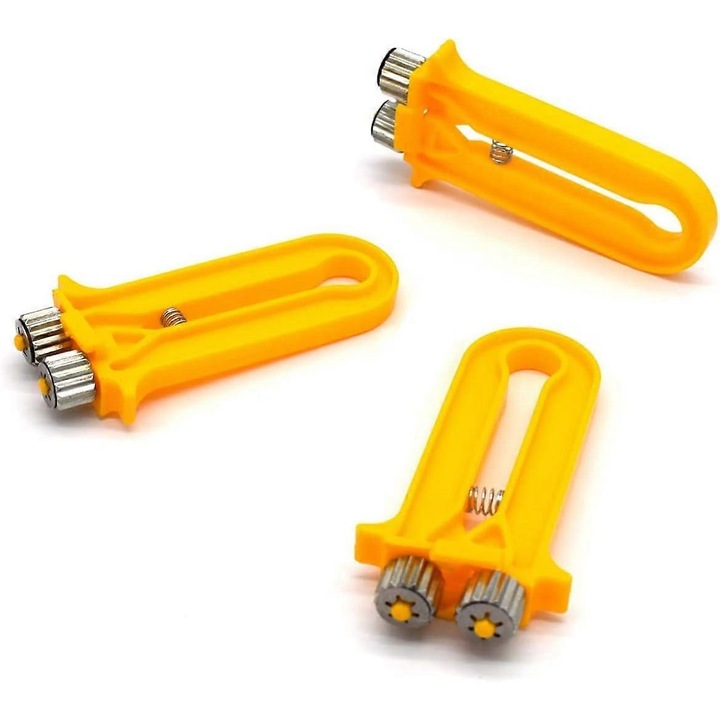 Set 3 Unelte Apicole, Cleste pentru Tensionare Sarma, Plastic si Metal, Ergonomic, Usor de Folosit
