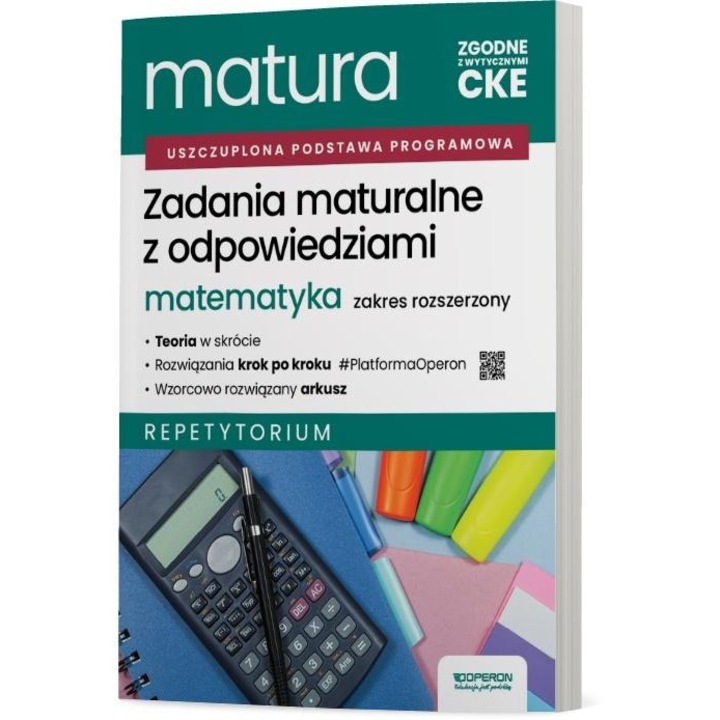 Matura 2026, Matematica, Repetitoriu, Adam Konstantynowicz, Anna Konstantynowicz, Malgorzata Pajak, 284 pagini