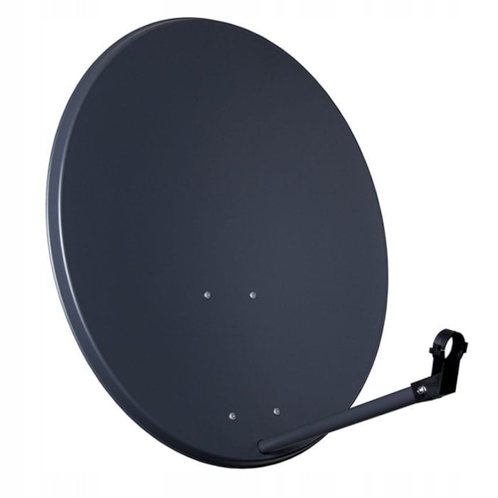 Antena satelitara Corab 90 cm, grafit, cu suport rigid, 948x844mm, 5,6kg