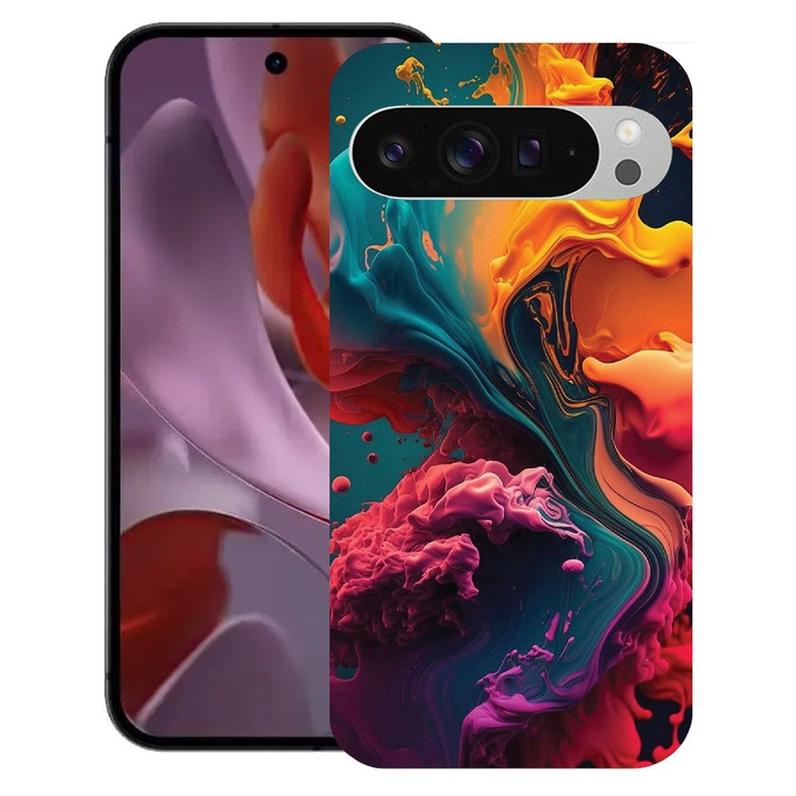 BestCase® Husa pentru Google Pixel 10 Pro XL cu Design Liquid Colors, TPU Mat Ultra Slim, 2052000 B 1234