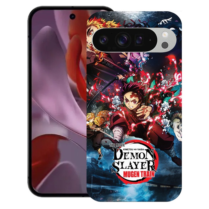 BestCase® Husa pentru Google Pixel 10 Pro XL cu Design Demon Slayer, TPU Mat Ultra Slim, 2052000 B 1702