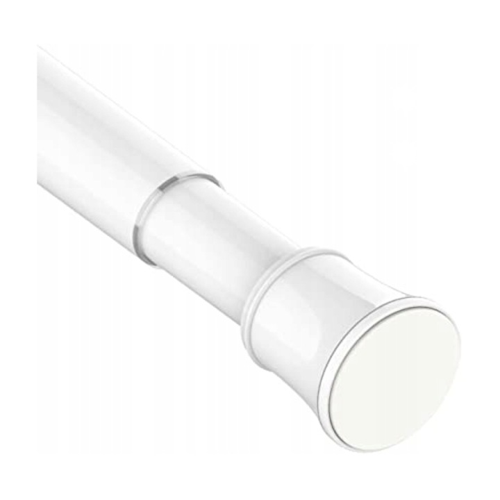 Suport pentru perdele de dus Spring, reglabil 90x160cm, capacitate 12kg, rezistent la uzura, usor de montat