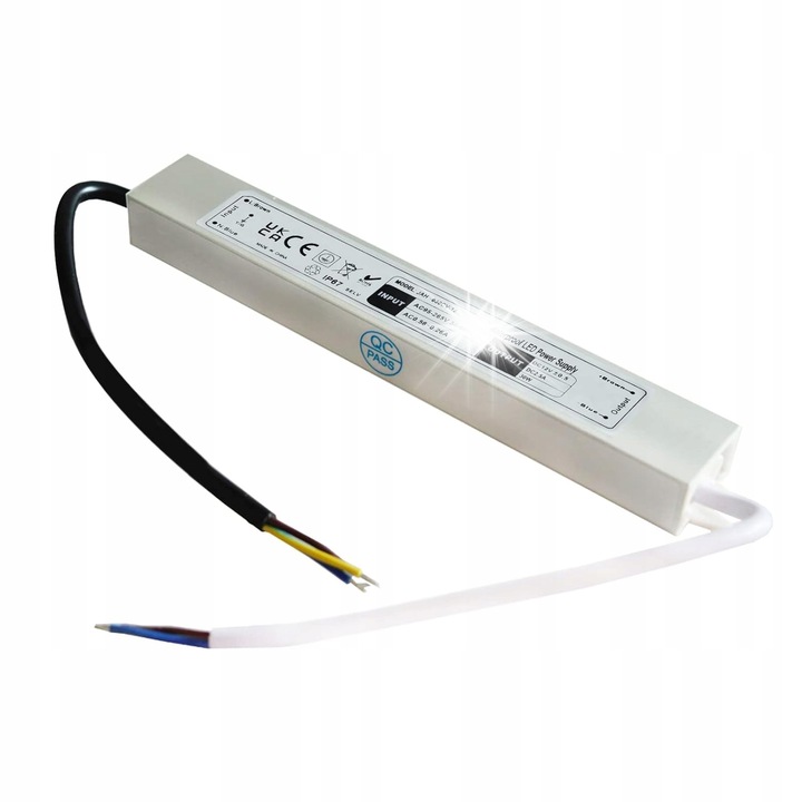 Transformator LED 12V 30W, 2,5A, waterproof, pentru iluminat interior si exterior