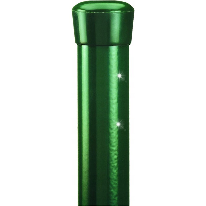 Stalp metalic pentru gard decorativ, 120x2,8cm, set 1 bucata