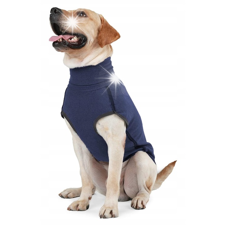 Sweter pentru caini Dotoner, marimea M, colorat granat, material calduros, usor de imbracat