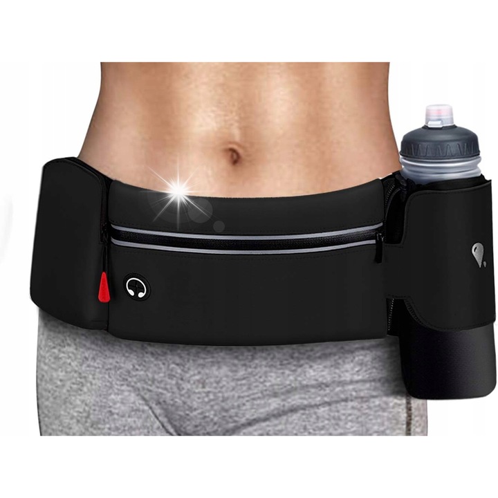 Sport övtáska, fekete