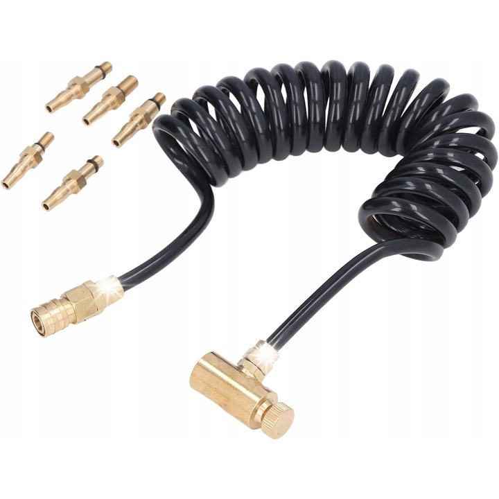 Set adaptoare Airsoft, prelungire furtun 2,25m, 1500psi