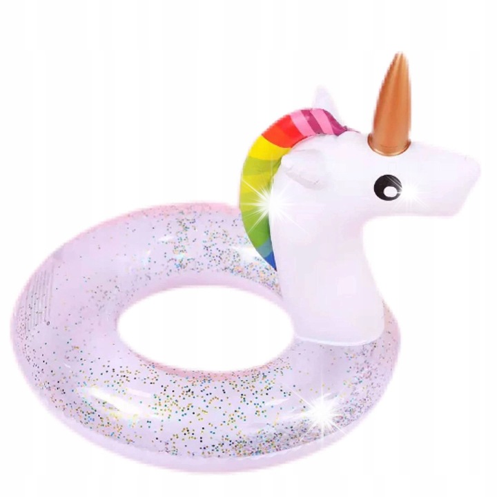 Надуваем пояс WKS, еднорог, 120x120cm, за деца, многоцветен, XXL