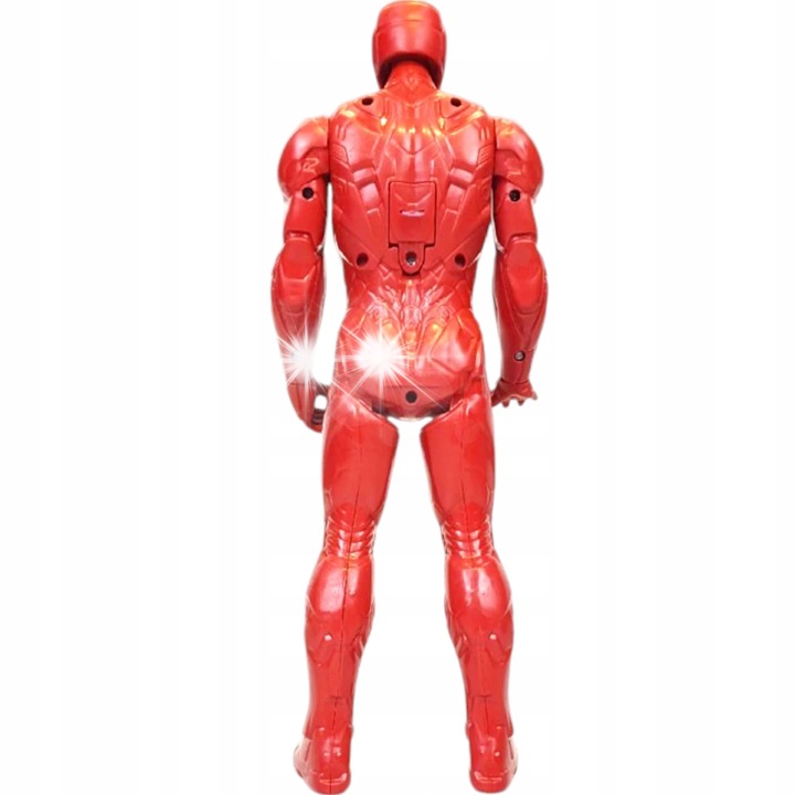 Iron Man figura, 30cm, hanghatások, mozgatható, márka nélküli készlet