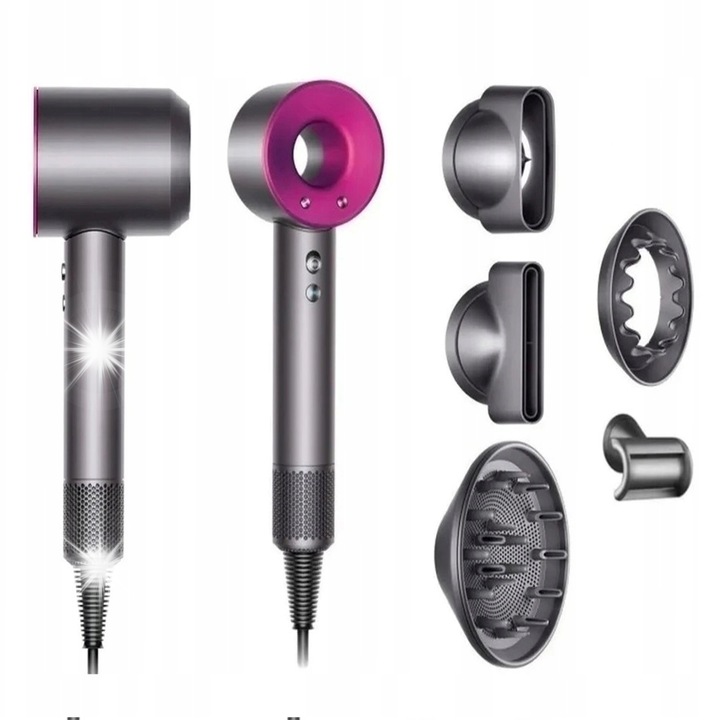 Комплект сешоар 1600W с йонизация и масло Hanboli 100мл