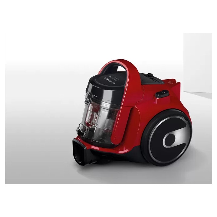 Aspirator Bosch BGC05A322, 700W, antialergic, negru-rosu, 26,8x31,4x38,1cm