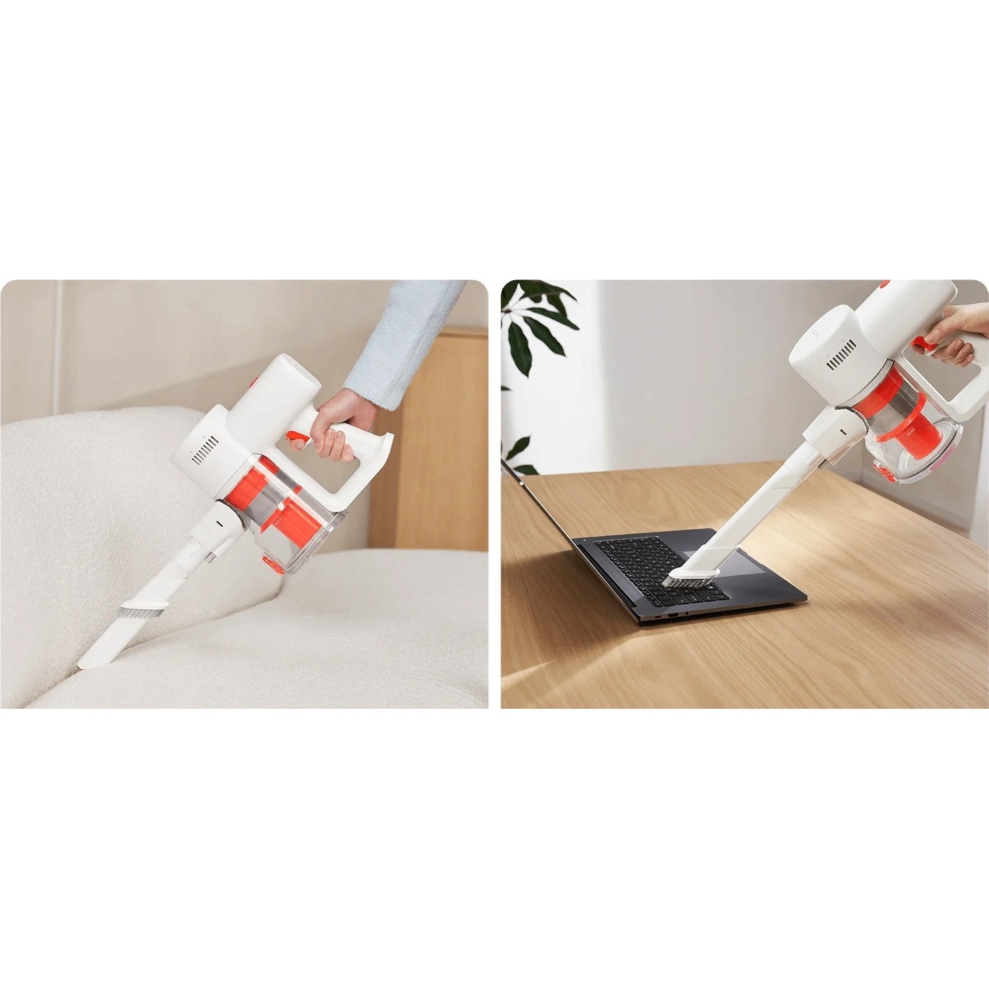 Aspirator vertical fara fir Xiaomi G20 Lite, 18000Pa, filtrare 5 etape, alb, 34x21.7x11.4cm