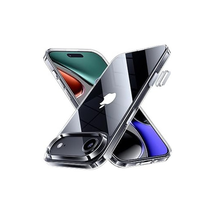 BestCase Átlátszó szilikon tok Apple iPhone 17 Air-hez, átlátszó