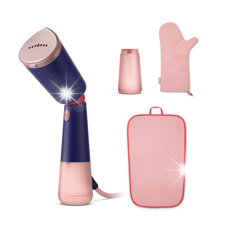 Ръчна парна ютия Philips 5000, 1400W, 0,2л, синя, 97x317x86мм